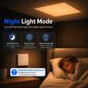 AIKVSXER 2x2 LED Flat Panel Light with Wireless Switch & App Control 2Pack