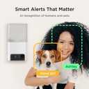 Petcube Bites 2 Lite Interactive WiFi Pet Monitoring Camera with Phone App and Treat Dispenser, 1080p HD Video, Night Vision, Two-Way Audio, Sound and Motion Alerts, Cat and Dog Monitor