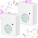 Halloween Sound Sensor, Horror Tricky Scary Sound Speaker Machine Screaming Speaker for Halloween Indoor Outdoor Party Decoration (2 Pcs)