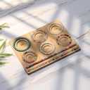 Petoysoso Bead Board for Jewelry Making, Bamboo Beading Board for Jewelry Bracelet Making, DIY Bracelet Bead Board