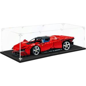 3MM Acrylic Display Case for Lego Car Model Display(24.41x11.81x7.87inch)