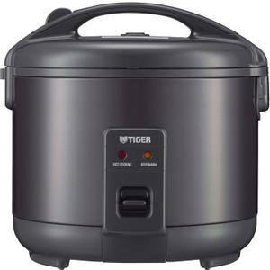 Tiger JNP-S10U-KY 5.5 Cup Capacity White Rice Cooker with Non-Stick Inner Pot, Retractable Power Cord, and Keep Warm up to 12 hours (Obsidian Black)