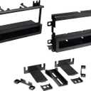Scosche FD2080 Single DIN Radio Install Dash Kit and Pocket Compatible with Select 1995-11 Ford, Lincoln, Mazda and Mercury Vehicles - Aftermarket Car Stereo Installation Kit - Does Not Fit Double DIN