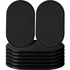 Reusable Large Furniture Movers Sliders for Carpet - 8 Pack 9-1/2" x 5-3/4" Oval Furniture Moving Pads for Heavy Duty Furniture Sliders, Effortless Moving and Surface Protection
