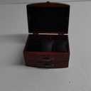 Solid Wooden Jewellery Box Jewelry Storage Box Organizer for Earring Bracelet Gift for Women Girlfriend Birthday Aniversary (Middle)