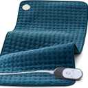 17x33 Heating Pad for Pain Relief | Ultra-Soft Microplush Fabric | 6 Adjustable Heat Settings (Moist & Dry) | Safe 2-Hour Auto Shut-Off | Perfect for Back, Neck, Shoulders | Great Gift Idea