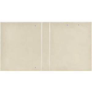 Beige Cream Solid Color 1 Pack,  Clear View Round Ring Binder with Clipboard for Office Supplies