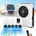 12V Truck Air Conditioner, 12000 BTU Fast Cooling Air Conditioner, 12 Volt Mini Split AC Unit for Semi Truck, Camper, RVs, Harvesters, Construction Vehicles, Cranes, Tractors, Pickups