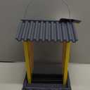 North States Village Collection Hopper Style Yellow Pinecone Birdfeeder:. Squirrel Proof Hanging Cable included. Large, 4.25 pound Seed Capacity (8.13 x 8.13 x 11, Yellow)