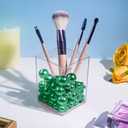 400Pcs Green Vase Filler Pearl Beads for Centerpieces Vases, No Hole Faux Polish Pearls for Floating Candle Home Birthday Wedding Party Table Decor8/14/20mm