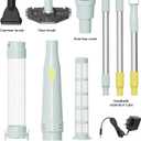 Lydsto S1 Lite Cordless Spa Hot Tub Vacuum Cleaner  90-Min Runtime, Powerful 20W Brushless Motor, Includes 3 Aluminum Poles, Lightweight Handheld Pool Vacuum to Clean Small Debris Types, Silver