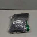 LNX Womens Linen Capri Pants Wide Leg High Waisted Drawstring Casual Cropped Pants with Pockets Black, Large 