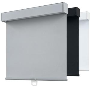 SHADEMOON Blackout Cordless Roller Window Shades, Grey, 51" W x 72" H