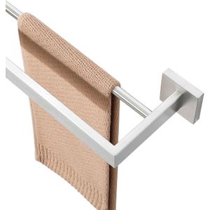 Alise Bathroom Double Towel Bar 22 inch, SUS304 Stainless Steel Towel Racks for Bathroom, Heavy Duty Towel Rack Wall Mounted, Modern Bath Towel Holder, Brushed Nickel
