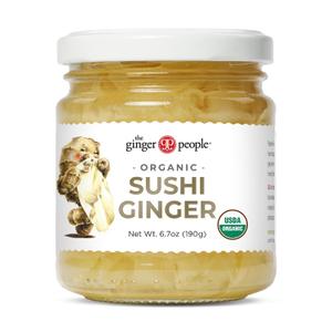 5 x The Ginger People Organic Pickled Sushi Ginger Dye Free 6.7 oz 1Pk (EXP 02/28/28)