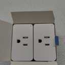 New One 2 Pack 2.4G WiFi Dimmable Smart Plug, Smart Outlet, Dimmer Plug, Alexa, Google Assistant, No Hub Required