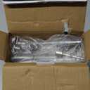 Electric Hand mixer - 7 Adjustable Speed 180W Handheld Mixer Electric Whisk with 5 Stainless Steel Accessories, Turbo Boost/Self-Control Speed + Eject Button Food Beater for Cakes Eggs (Off white)