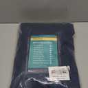 Amazon Basics Lightweight Super Soft Easy Care Wrinkle Free Microfiber 3 Piece Bed Sheet Set with 14-Inch Deep Pockets, Twin, Navy Blue, Solid, Kids, Men & Women Bedding