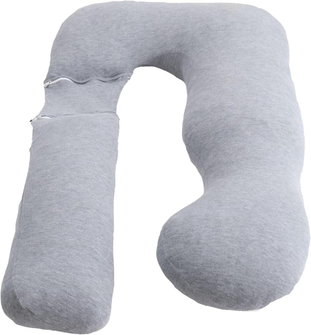 Araluna Adjustable Memory Foam Pregnancy Pillow for Sleeping, U Shaped Full Body Maternity Pillow, Removable Cooling Viscose from Bamboo Cover