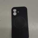 Miracase Magnetic for iPhone 17 Case, Compatible with MagSafe, Integrated Silicone Camera Control Cover, 3.0mm Thicken Shockproof Drop Protection Phone Case for 17, Black