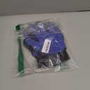 Upgrade Efficient Pet Hair Remover Gloves - Gentle Shedding Brushes for Dogs, Cats & Horses with Long and Short Hair - 1 Pair (Blue)