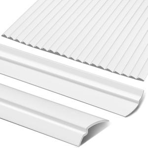 20 Pack 72" Vinyl Snap in Window Glazing Bead Resistant Window Frame Seal Snap in Glazing Bead Vinyl Spline (White)