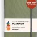 Anecdote 2026-2027 Planner: A Monthly, Weekly & Daily Planner with Calendar | 8.5" x 5.2" | Hardcover To-Do List Organizer, Planning Your Success, Start Anytime, Achieve Productivity Goals (Olive Green)