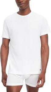 Tommy Hilfiger Men's Cotton Classics Crewneck Undershirts 3-Pack, Size Large