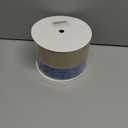 Navy Blue Velvet Wired Christmas Ribbon 4 Inch Extra Wide Thick Blue and Gold Glitter Holiday Ribbon  10-Yards Roll for Tree Decorations, Gift Wrapping, Wreaths, and DIY Crafts