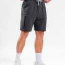 G Gradual Men's 7" Athletic Sweat Shorts with Zipper Pockets Soft Elastic Waist Lounge Workout Gym Shorts for Men