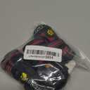 CovertSafe& Dog Boots for Dogs Non-Slip, Waterproof Dog Booties for Outdoor, Dog Shoes for Medium to Large Dogs 4Pcs with Rugged Sole Black-Red (Size 1: 2.3''x1.6'')(L*W) for 10-23 lbs)