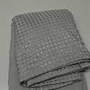Full Bed Skirt - Full Size Bed Skirt 16 Inch Drop with Split Corners, Pleated Waffle Weave Bed Skirt, Tailored Dust Easy Fit, Machine Washable (Grey, Full - 16" Drop)