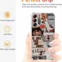 West Cowboy Case for Samsung Galaxy A14 4G/5G,Western Country Art Collage,Trendy Soft TPU Protective Case Compatible for Galaxy A14