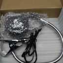 Clamp Light, LED Work Light with Flexible & Strong Clip for Workshop, Sewing, Lathe, Bandsaw, Workbench, Desk, Bright Small Area Task Lighting, 2000 Lumens, Silver