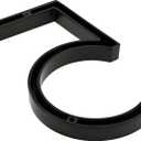 Distinctions 844715 Black Upgraded 5" Floating House Number 5, 5-Inch