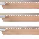 BestLuz Battery Powered LED Strip Lights, Wireless LED Strip Lights 40 inch x 3 Pack for Kitchen Under Cabinet Lighting, Shelves, Under Counter, Closet, Cordless Click Light, Neutral White 4000K