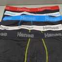 Hanes Men's Boxer Cotton Stretch Moisture-Wicking Multi-pack Underwear Brief, Black - 6 Pack, X-Large