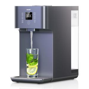 CF01 Reverse Osmosis Countertop Water Filter, 8 Stage Nano RO Water Filtration System, Home Water Purifier, 4:1 Pure to Drain Ratio, No Installation Required, Grey