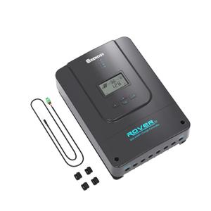 Renogy Solar Charge Controller 60A 12V24V36V48V DC Input Auto Parameter MPPT Charge Controllers for Solar Panels Adjustable LCD for Gel Sealed Flooded Lithium Battery