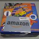 20Ft Flexible Race Track, Slot Car Race Track Set for Kids Ages 3+,Dual Racing Game 2 High-Speed Cars 1/64 Scale, w/8 Suction Cups,4 Alloy Cars Ideal Christmas Birthday Gift for Boys & Girls (Orange)