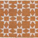 KAF Home Coir Doormat with Heavy-Duty, Weather Resistant, Non-Slip PVC Backing | 17 by 30 Inches, 0.6 Inch Pile Height | Perfect for Indoor and Outdoor Use (White)