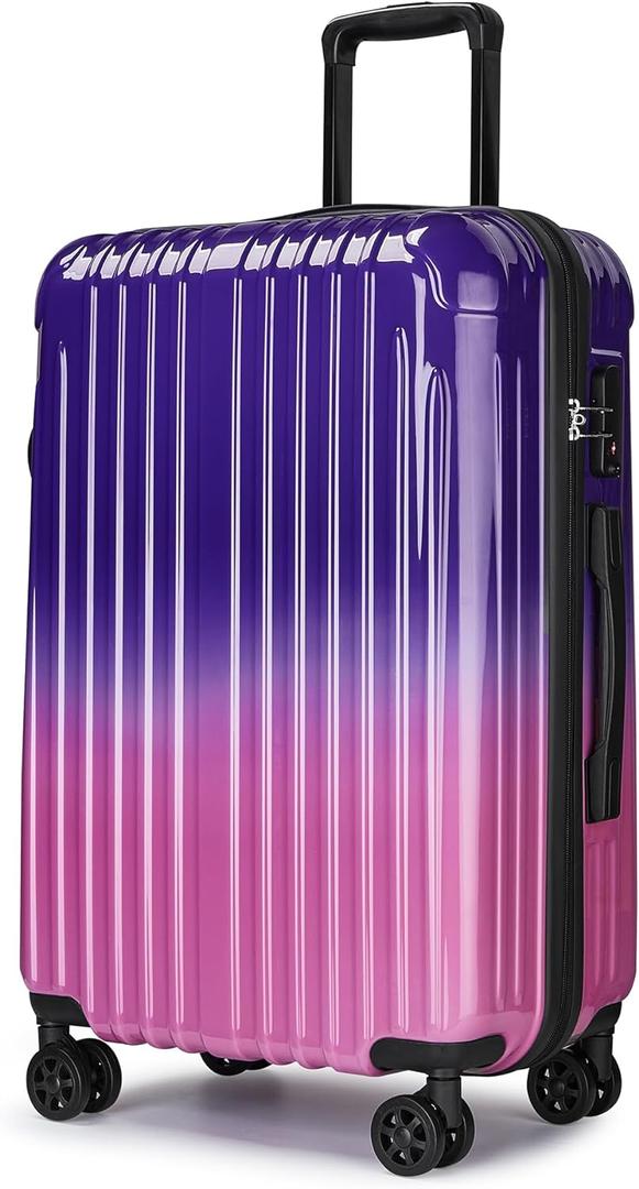 Carry on Luggage - Airline Approved Suitcases with Spinner Wheels, Built-In TSA LockHard Shell Expandable Suitcases (Magic)