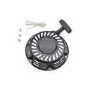 Effortlessly Compatible with Honda Clones Recoil Starter Generator with 212 Ct200u Pull Start featuring a reliable Pull Cord, Compatible with Coleman Champion 159cc, 196cc, 212cc,224cc Engines, Black