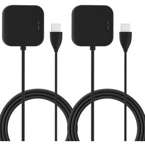 Charger Compatible with AT&T Amigo Jr Watch with 3.3 Feet Charger Cable (Black+Black)