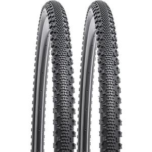 YUNSCM 2-PCS 700C Bike Tires 700x40C/45C/48C (42/47/50-622) Compatible with Gravel Bike Tires 700x38C 700x40C 700x42C 700x45C 700x46C 700x48C 700x50C Bicycle Tires