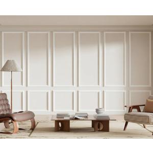 Precut Wall Molding Kit - Set of 12 Frames Paintable Wainscoting Panels Ready-to-Assemble Accent Wall Kit, Modern Molding Trim Decor for Living Room Bedroom Hallway Kitchen Island