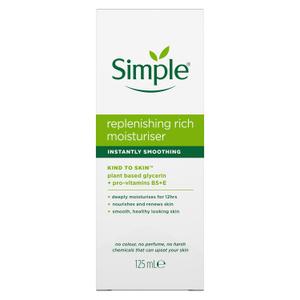 Simple Replenishing Rich Moisturizer 125ml