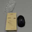TECKNET Bluetooth Mouse, 4000DPI Wireless Mice for Laptop 2-in-1(BT 5.0/3.0+2.4Ghz) Computer Portable PC Mouse Wireless with USB Receiver for Mac (USB-A+Bluetooth, Black)