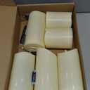 Enido Flameless Candles Led Candles Pack of 12 Battery Candles (D2.15'' x H4''5''6'') Waterproof Outdoor Indoor Candles with 10-Key Remotes and Cycling 24 Hours Timer (Plastic)