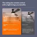 New Replacement Remote Control fit for Fanbulous Ceiling Fans with Lights TY-01 DMCF-01 F-TH72BK-1D01 DMCF-02